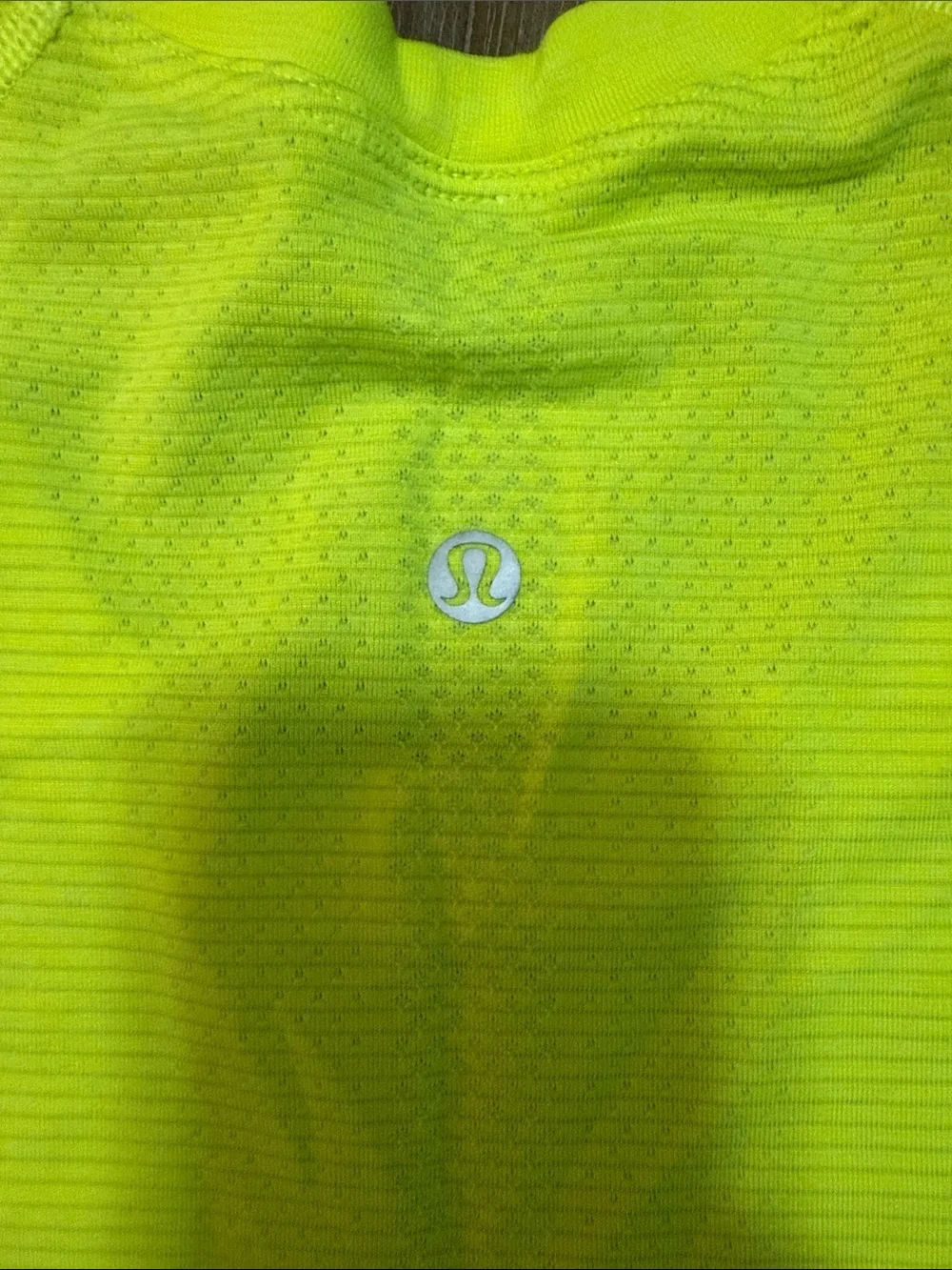 lululemon Neon Yellow Short Sleeve Tee